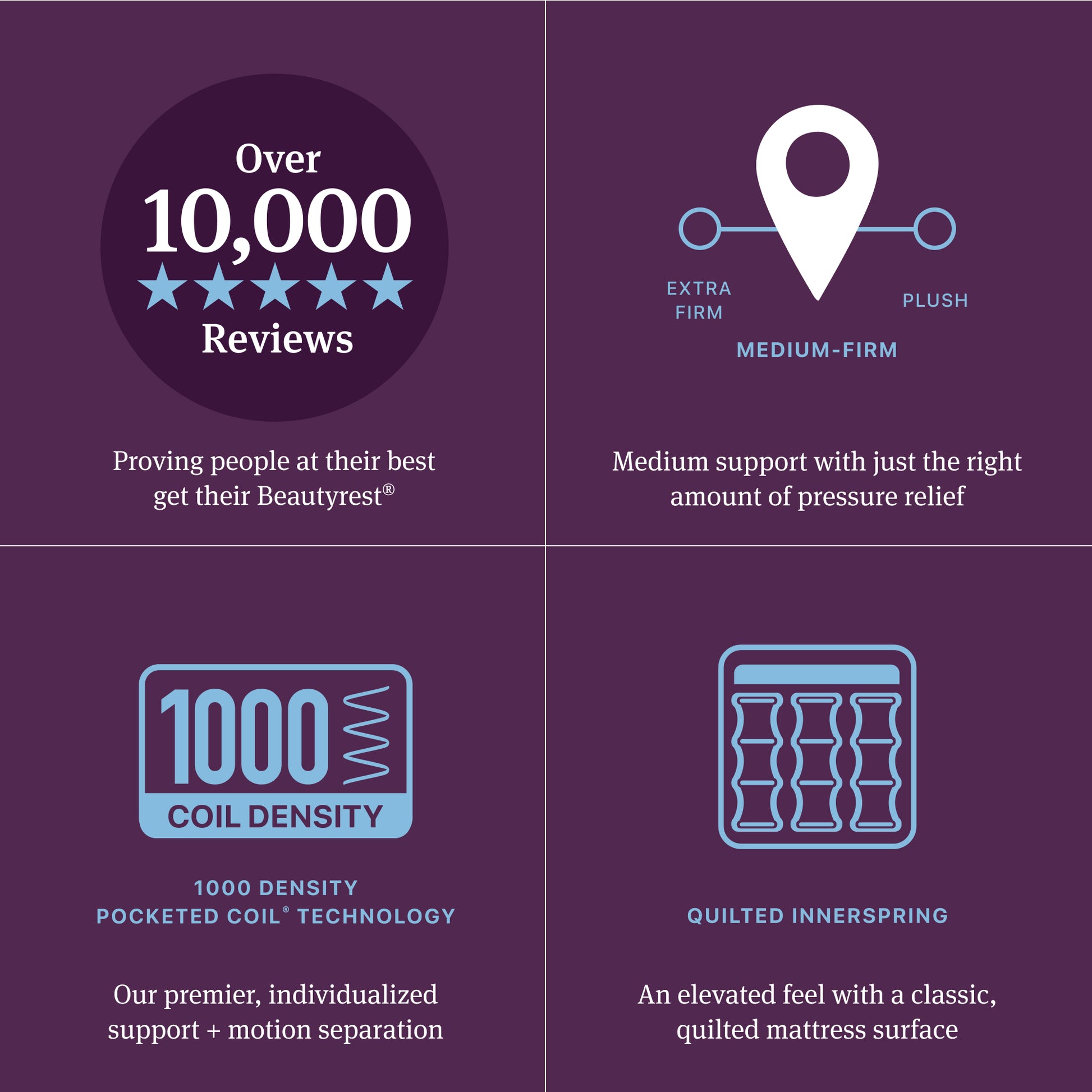Beautyrest World Class mattress diagram