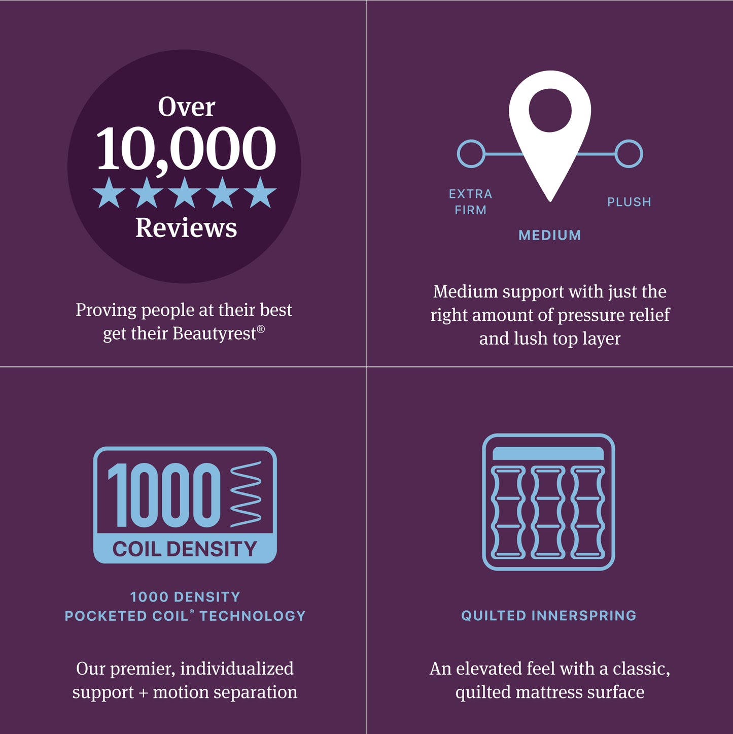 Beautyrest World Class mattress diagram