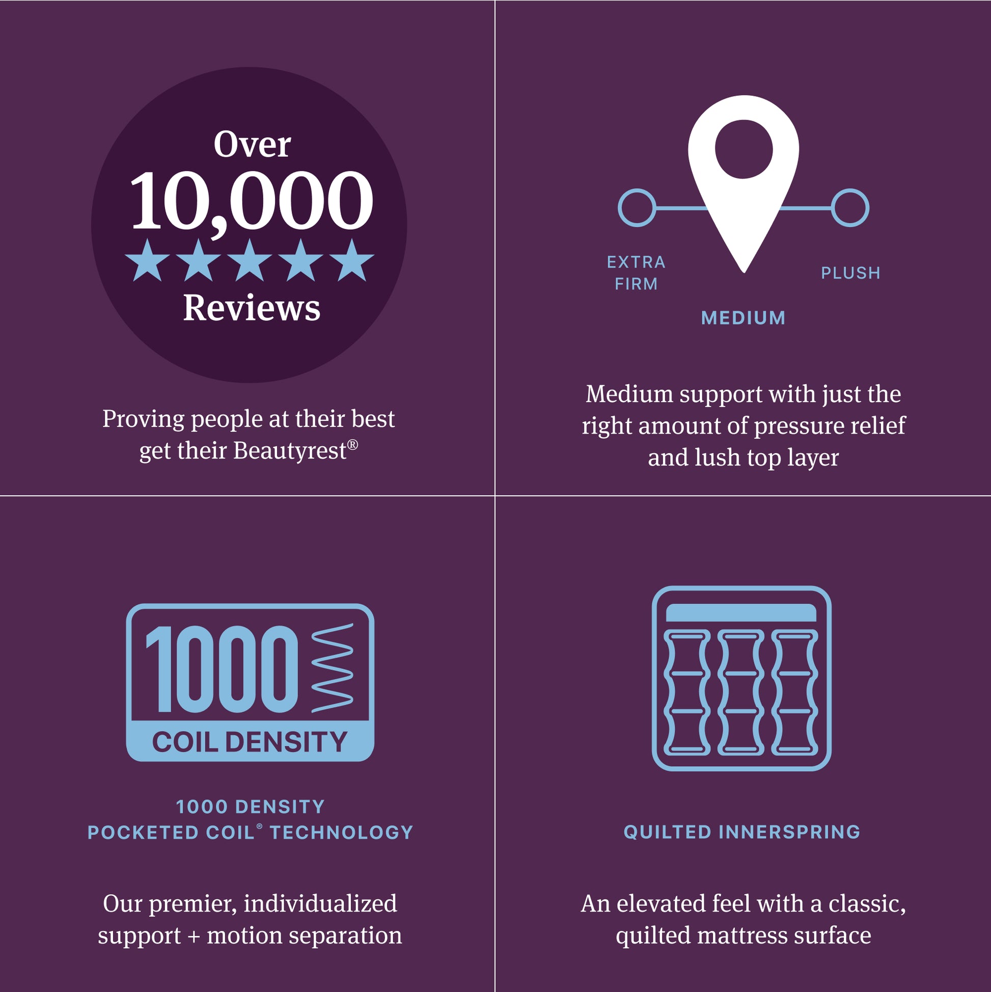 Beautyrest World Class mattress diagram