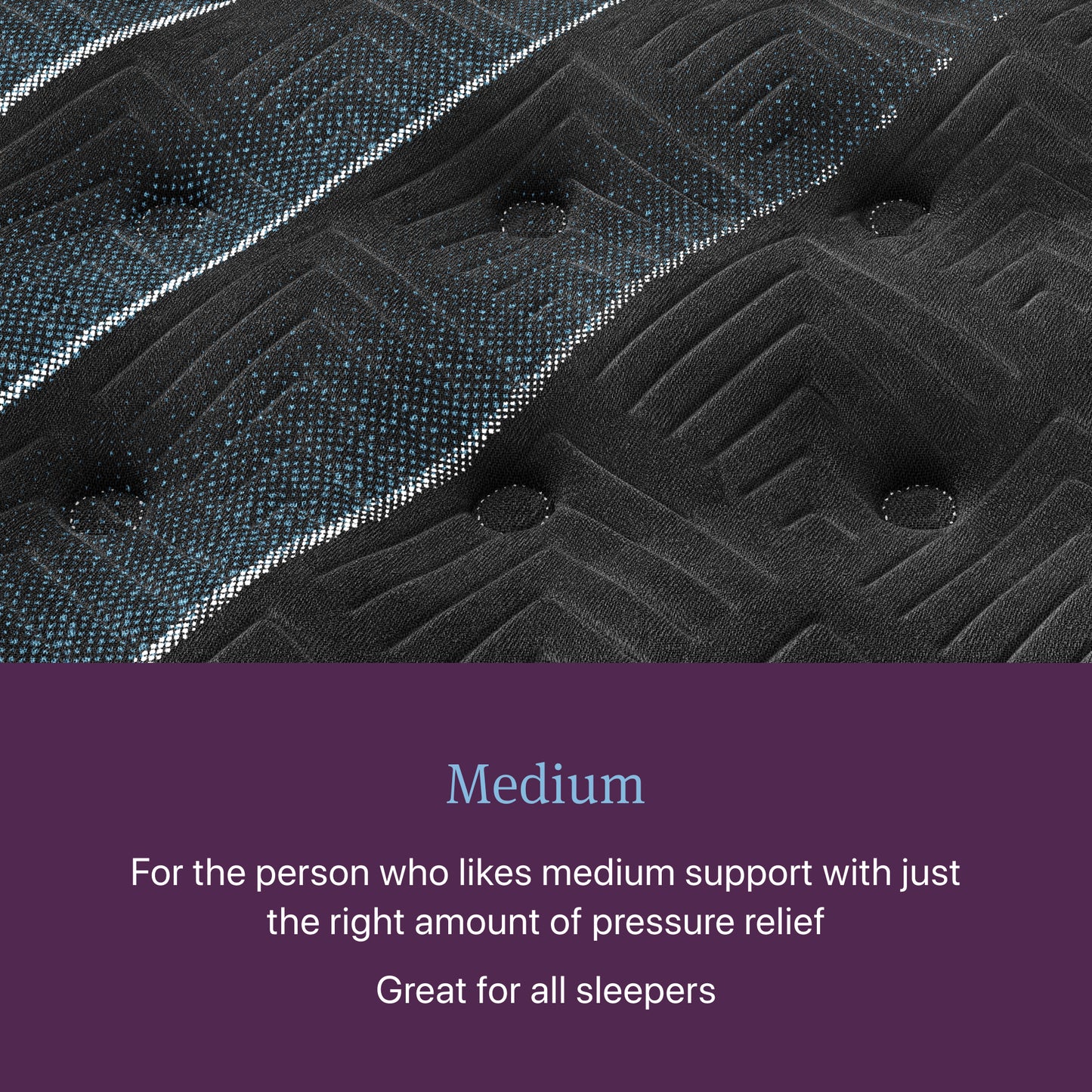 Closeup image of the medium World Class mattress