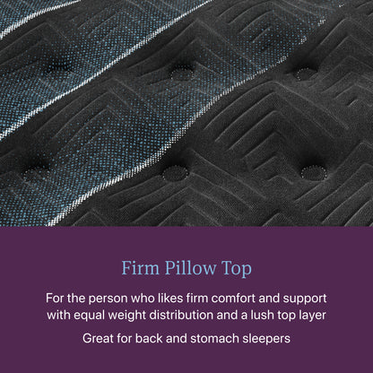 Closeup image of the firm pillow top World Class mattress